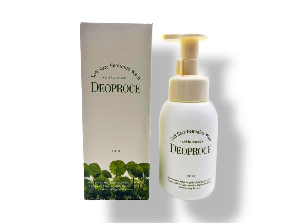 Мягкая пенка для интимной гигиены Deoproce soft sera feminine wash 300 ml
