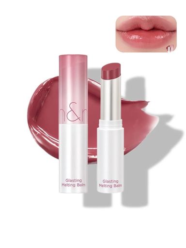 Тающий оттеночный бальзам для губ в кремово-лиловом оттенке Rom&Nd Glasting Melting Balm, 07 Mauve Whip, 3,5 гр. - "Лиловый Хлыст". 