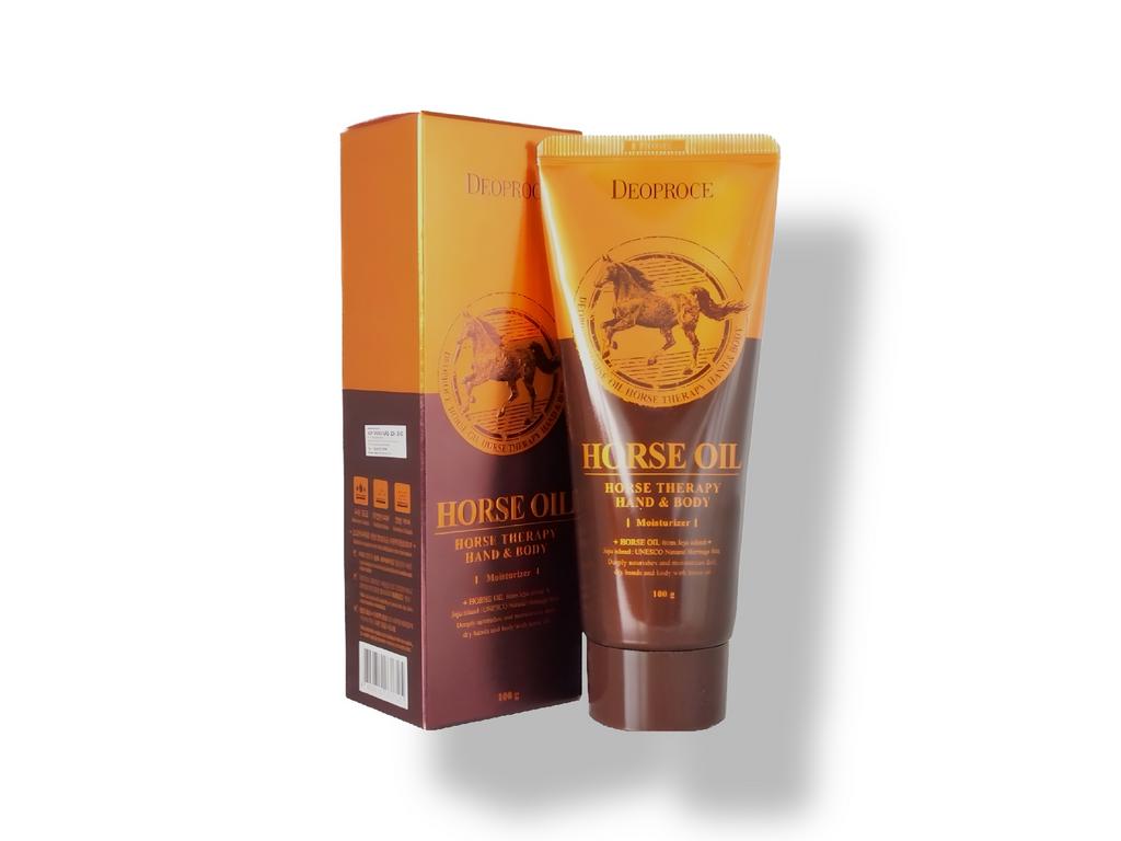 -30% Крем для рук и тела с лошадиным жиром Deoproce Hand & Body Horse Oil  100 гр