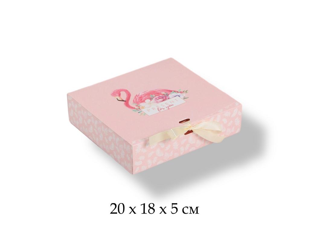Коробка подарочная, упаковка, «Present for you», 20 х 18 х 5 см