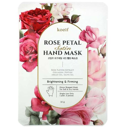 Маска-перчатки для рук с экстрактом розы Koelf Rose Petal Satin Hand Mask 16г