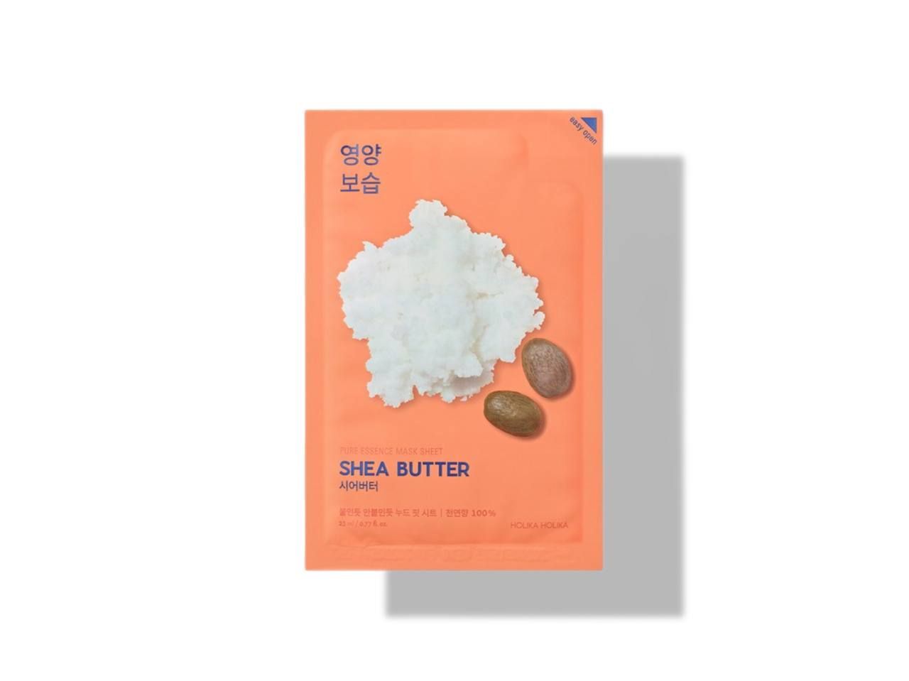 Тканевая маска с маслом ши HOLIKA HOLIKA  Pure Essence Mask Sheet Shea Butter, 23 мл.