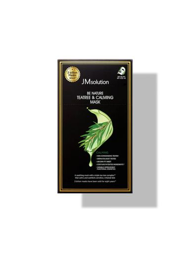 Успокаивающая тканевая маска с чайным деревом JMsolution Be Nature Tea Tree & Calming Mask, 24 мл.