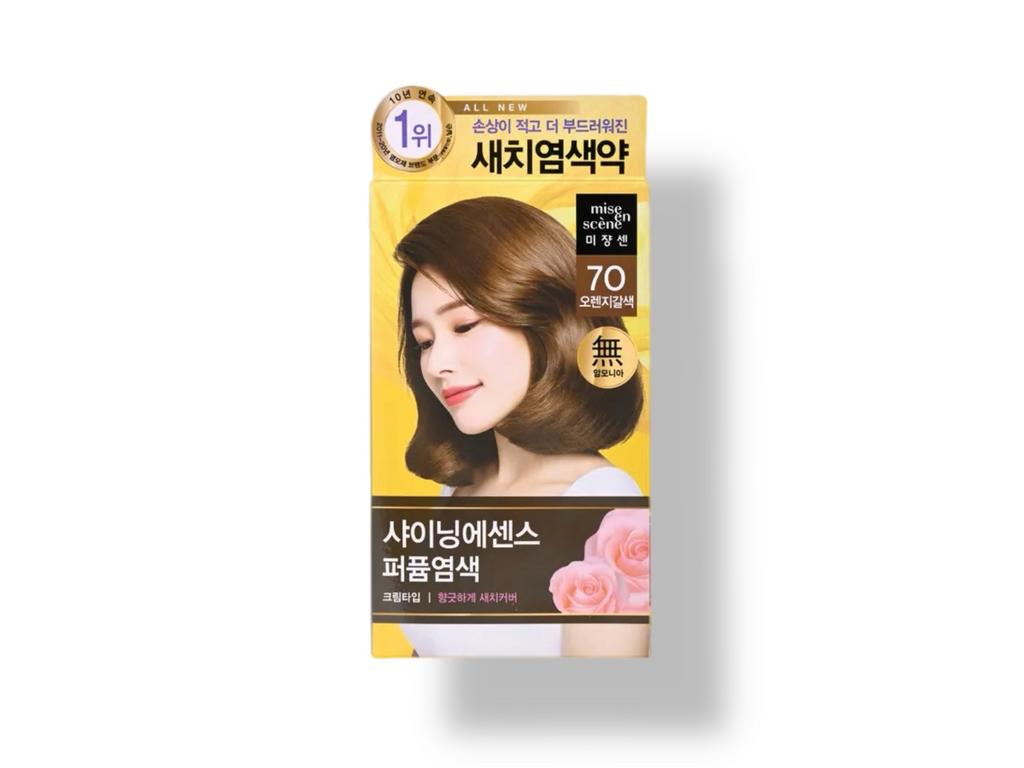 Краска для волос 7О оранжево-коричневый Mise en scene shining essence hair color 7O orange brown