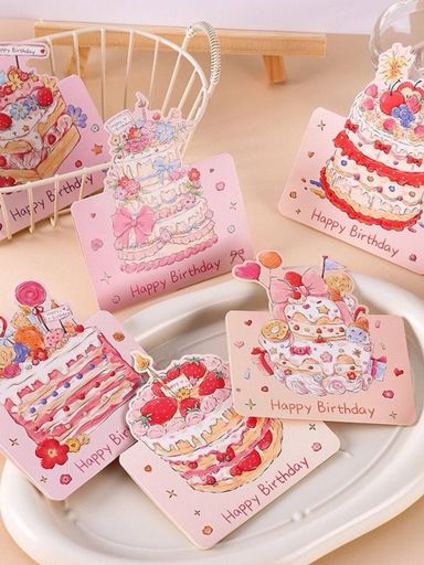 Открытка "Happy Birthday" 98 мм*136 мм