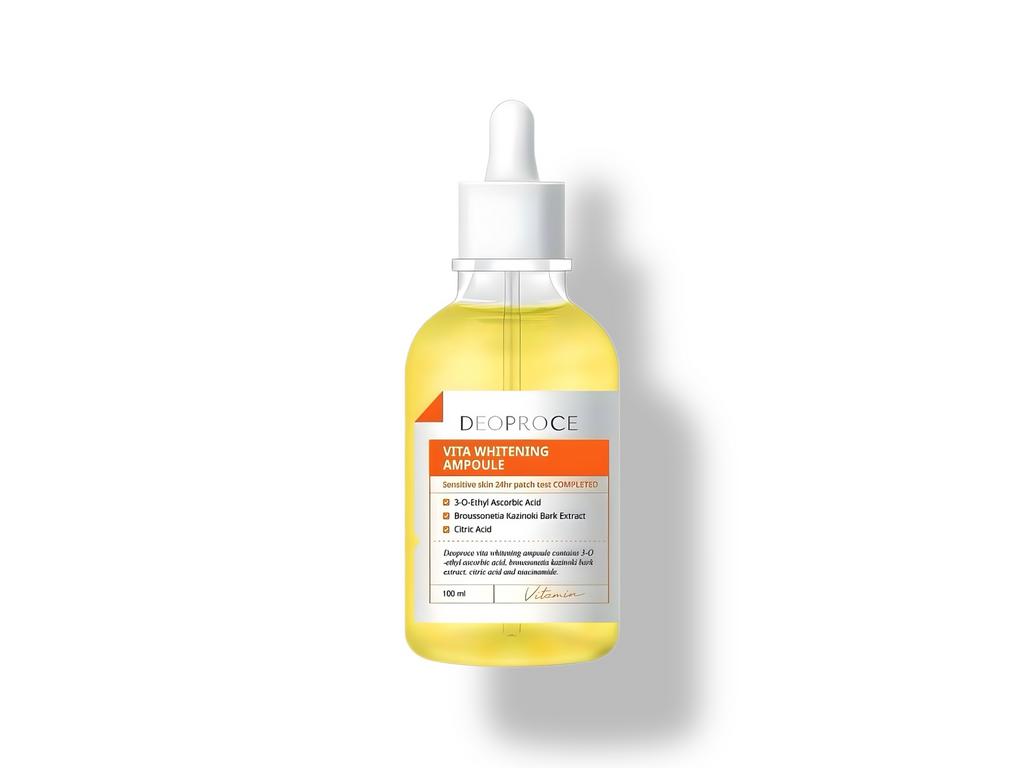 Выравнивающая тон сыворотка с витаминами Deoproce Vita Whitening Ampoule, 100 мл. 
