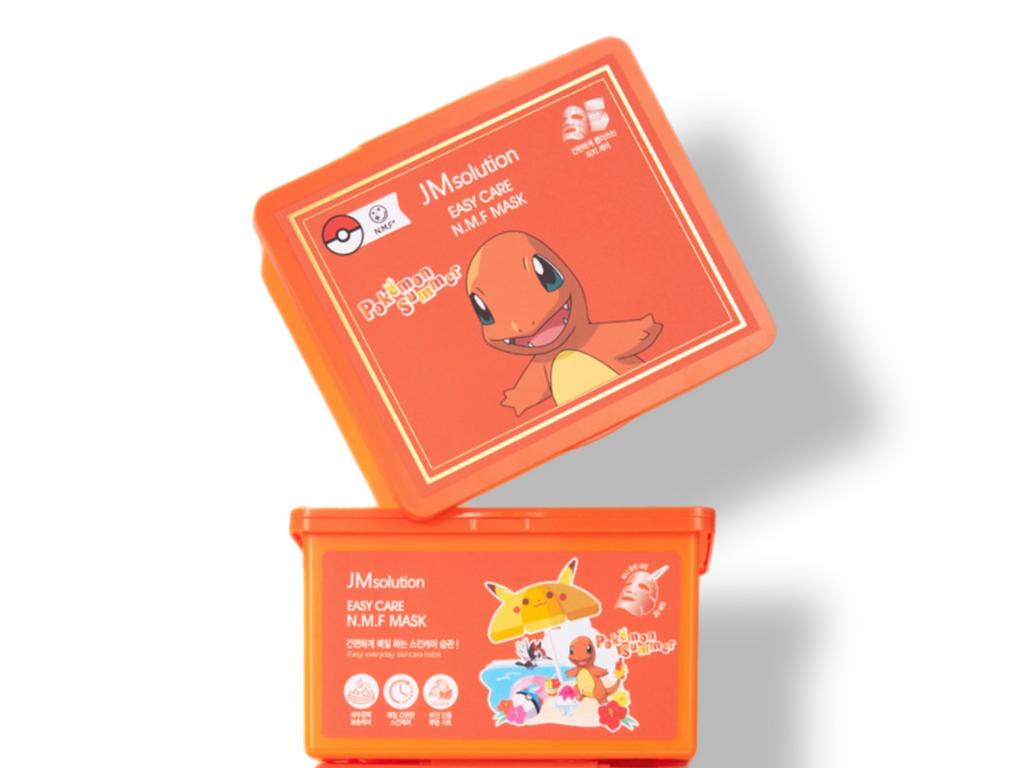 Маски с натуральным увлажняющим фактором JMsolution pokemon easy care N.M.F mask 30 шт