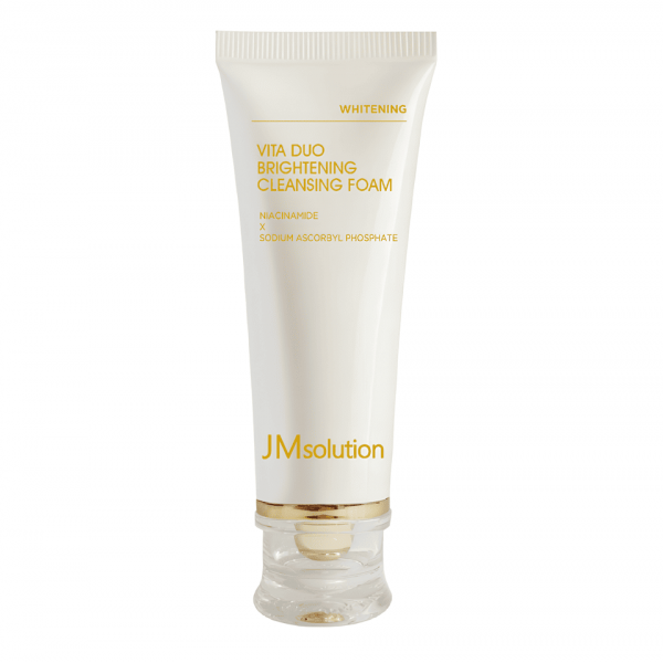 Осветляющая пенка для умывания с витамином С и ниацинамидом JMsolution Cleansing Foam Vita Duo Brightening, 120 мл
