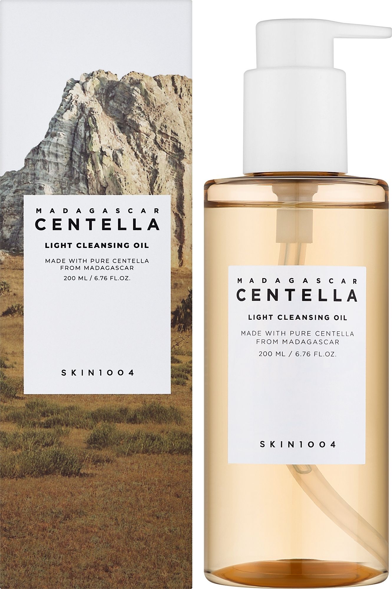 Успокаивающее гидрофильное масло с центеллой SKIN1004 Madagascar Centella Light Cleansing Oil 200мл