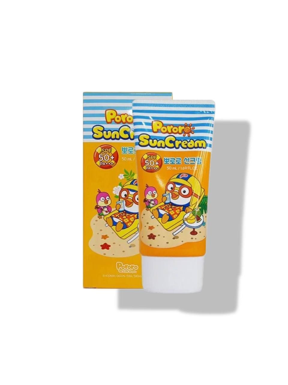 Детский солнцезащитный крем Pororo Sun Cream SPF50+ PA+++, 50 мл.