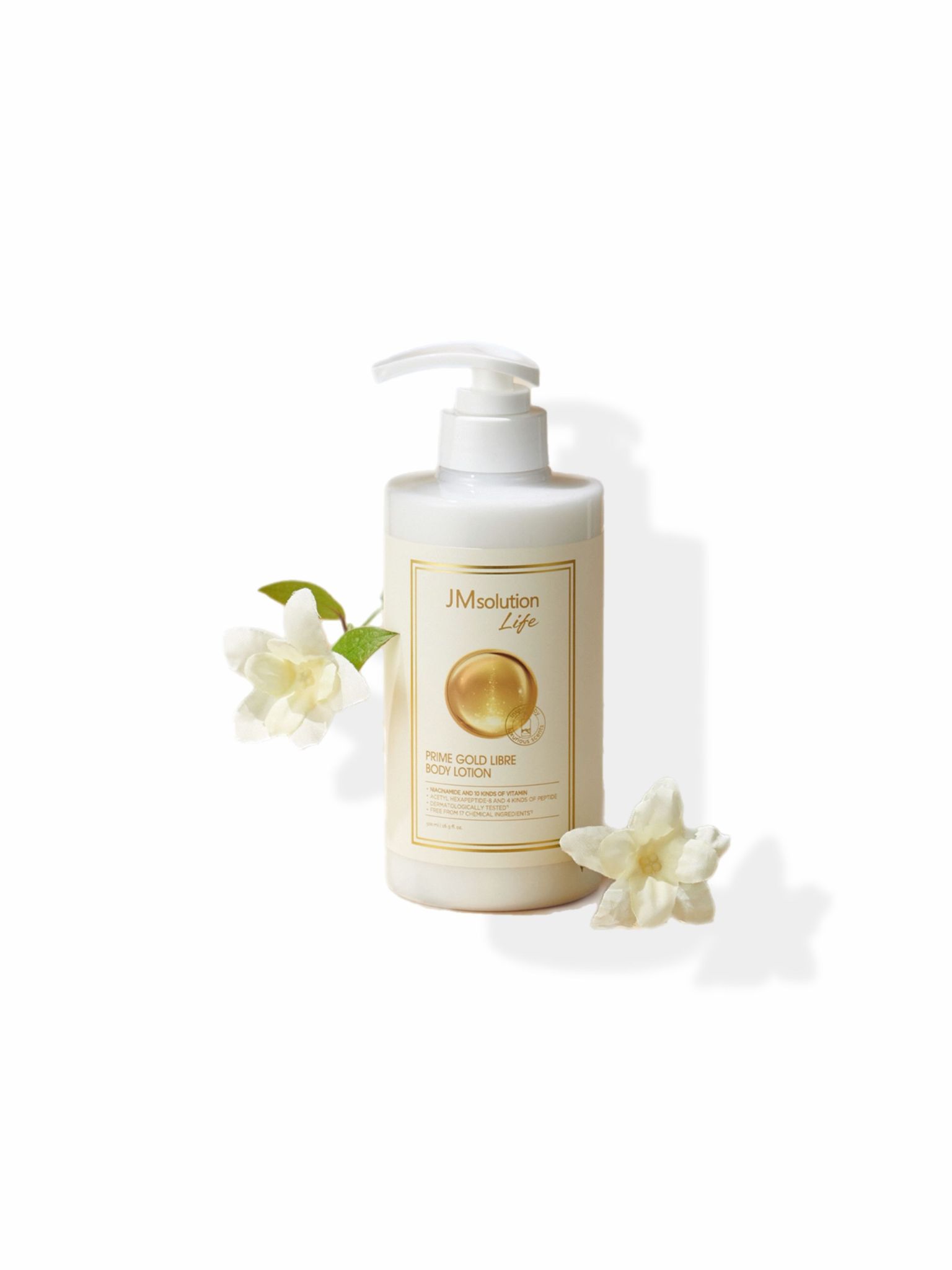 Восстанавливающий парфюмированный лосьон для тела JMsolution Life Prime Gold Libre Body Lotion, 500 мл. 