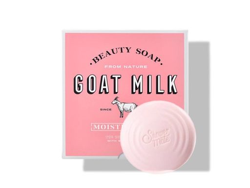Мыло с козьим молоком с ароматом клубники Shower Mate Goat Milk Beauty Soap with strawberry, 90 гр. 