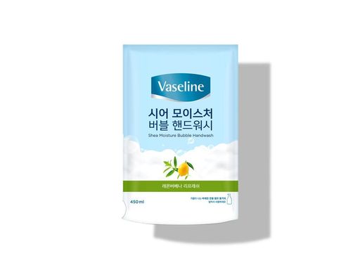 Увлажняющее пузырьковое мыло для рук с маслом ши и низким pH 5,0-6,0. Vaseline Shea Moisture Bubble Hand Wash Lemon Verbena, 450 мл.