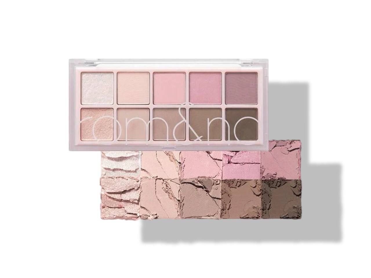 Палитра теней для век #06 пионовый нюд ROM&ND eyeshadow palette, №06 Peony Nude Garden, 7,4 гр. 