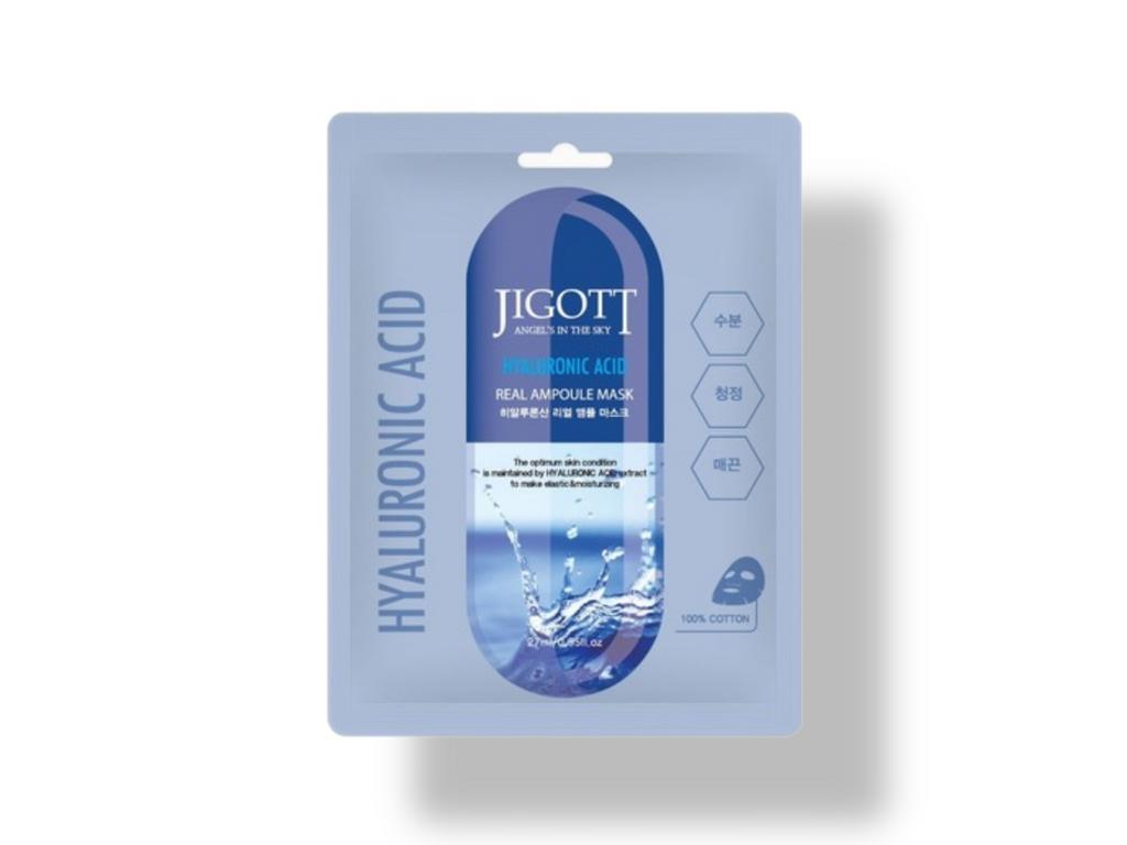 Ампульная маска с гиалуроновой кислотой Jigott Hyaluronic Acid Real Ampoule Mask, 27 мл. 