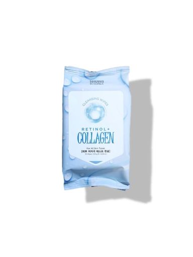 Мицеллярные салфетки с ретинолом и коллагеном, 100шт, TENZERO TENZERO Retinol Collagen Cleansing Wipes.