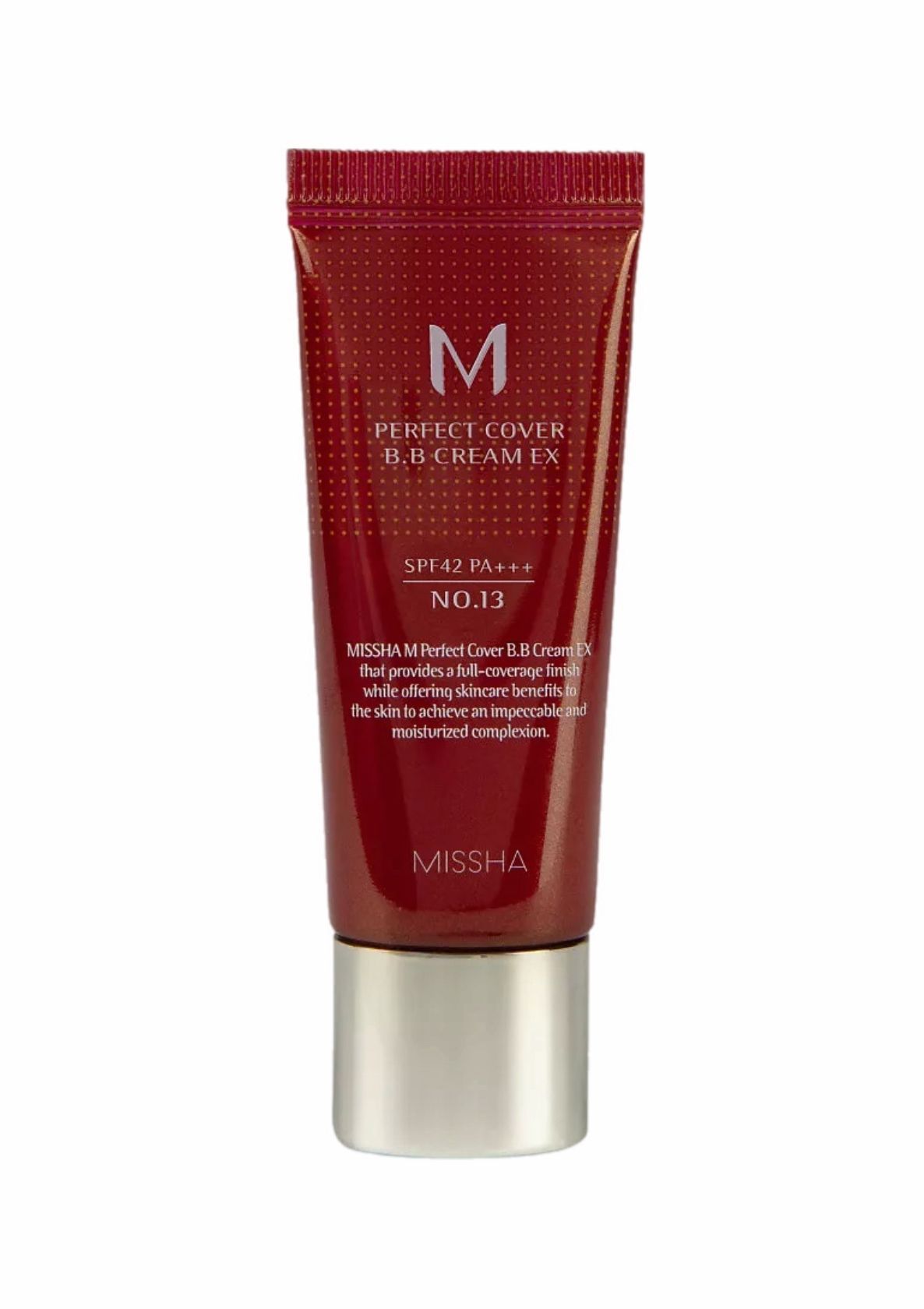 ББ-крем Missha M Perfect Cover BB Cream SPF42 PA+++, 20 мл, №13 молочно-бежевый.