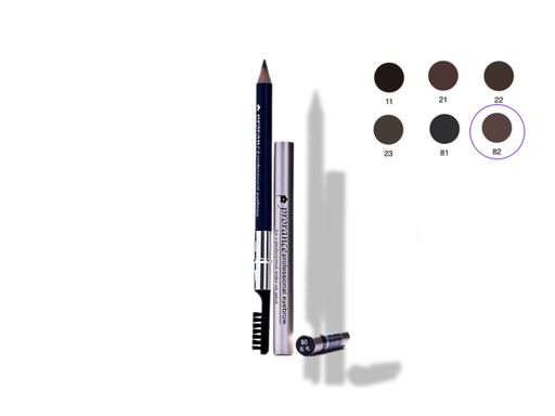 Карандаш для бровей серо-коричневый Prorance Professional eyebrow pencil 82 gray brown.