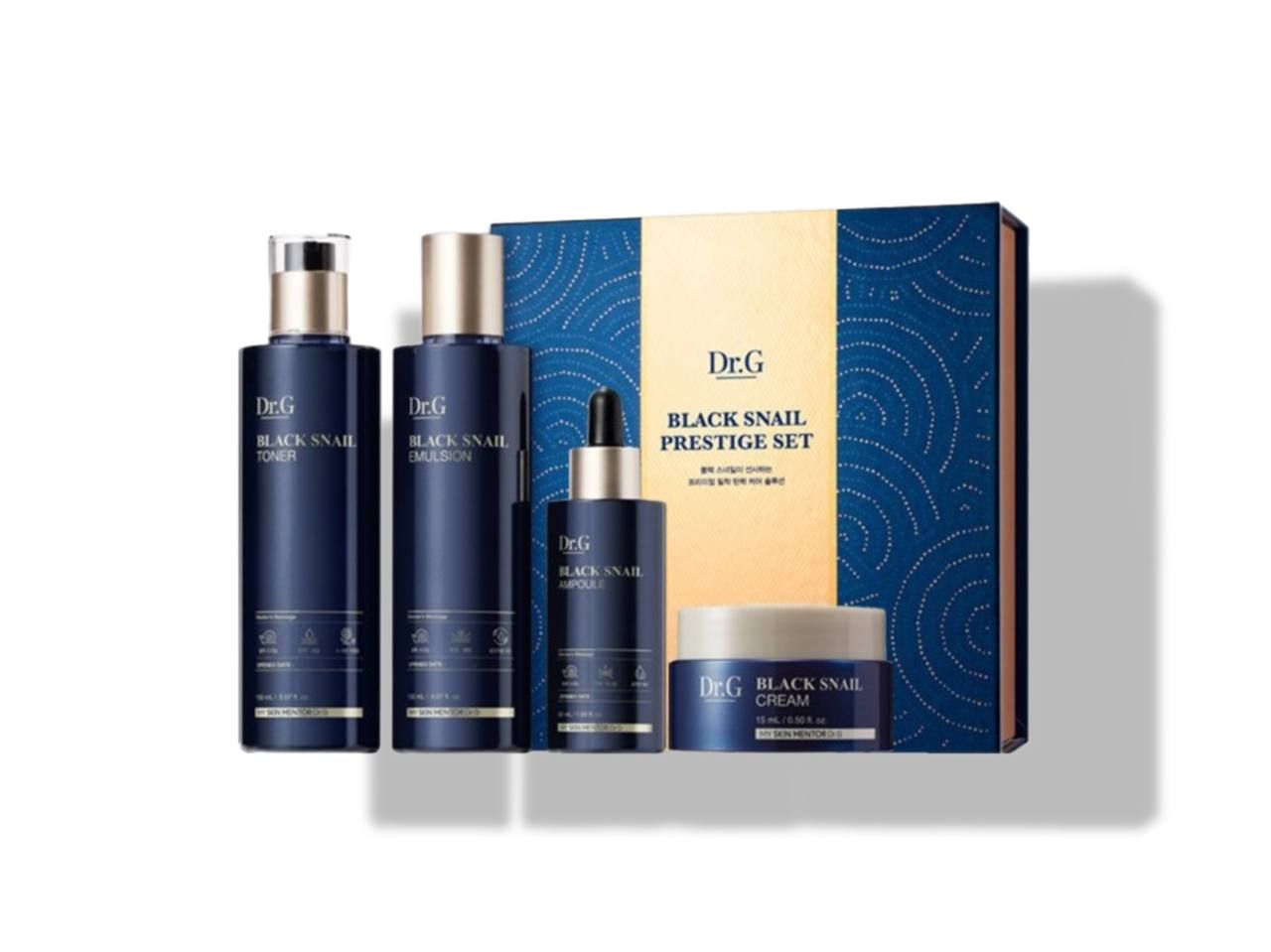 Антивозрастной набор для лица с экстрактом муцина черной улитки Dr.G Black Snail Prestige set