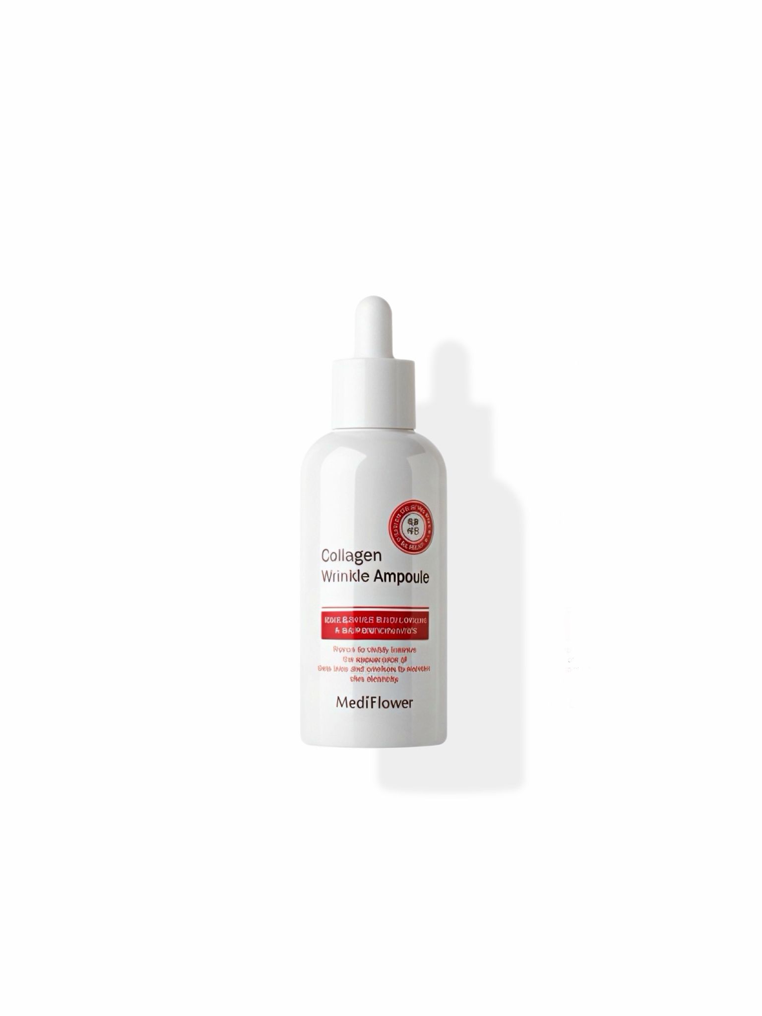 Сыворотка ампульная для лица на основе коллагена Medi Flower Collagen Wrinkle Ampoule, 100 мл. 