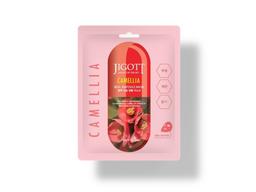Маска на основе экстракта камелии Jigott Camellia Real Ampoule Mask, 27 мл. 