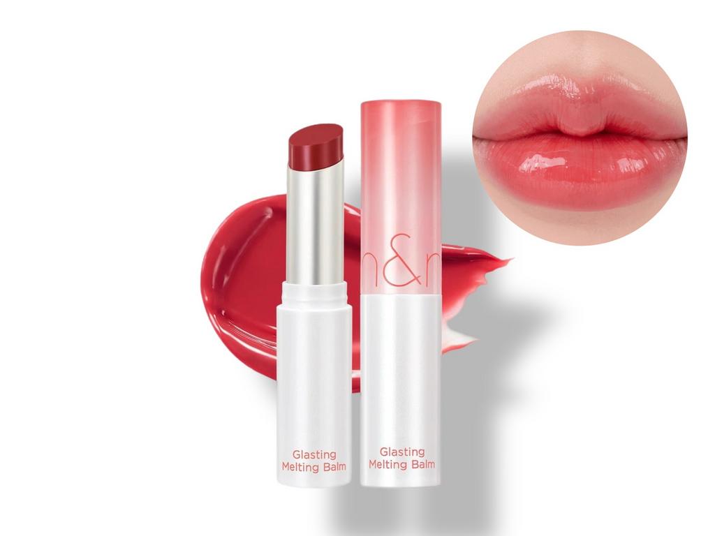 Тающий оттеночный бальзам для губ ягодно-красный Rom&Nd Glasting Melting Balm, 04 Hippie Berry, 3,5 гр.