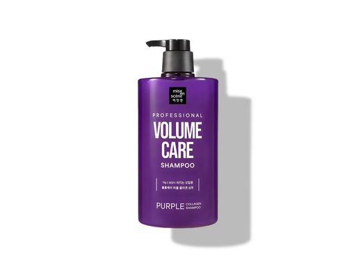 Шампунь для придания объема Mise-en-scene Professional Volume Care Purple Collagen Shampoo, 680 мл. 