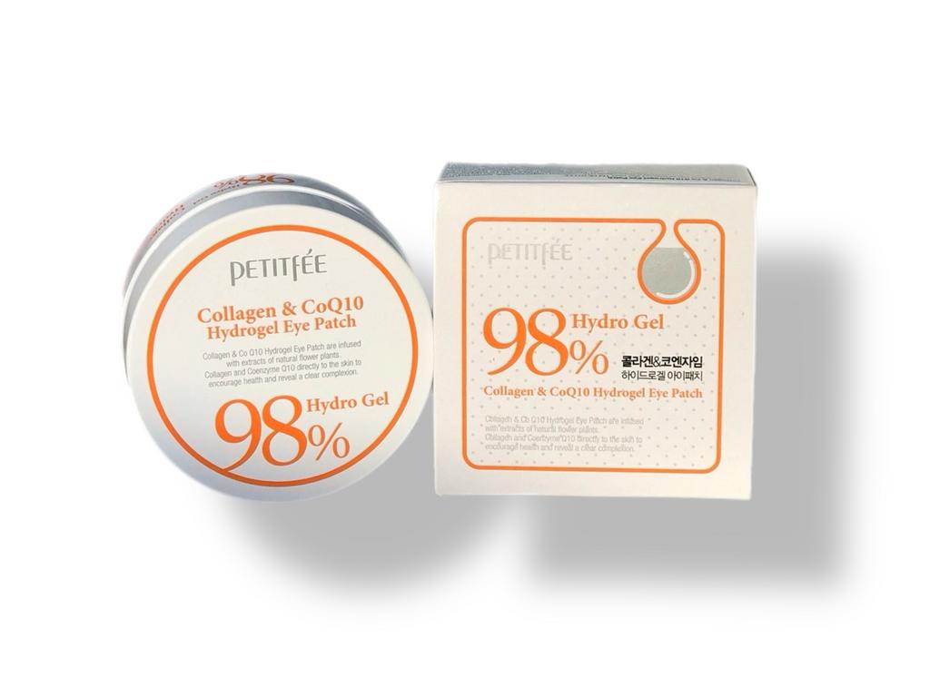 -30% Гидрогелевые патчи с коллагеном Petitfee Collagen&CoQ10 Hydrogel Eye Patch, 60 шт