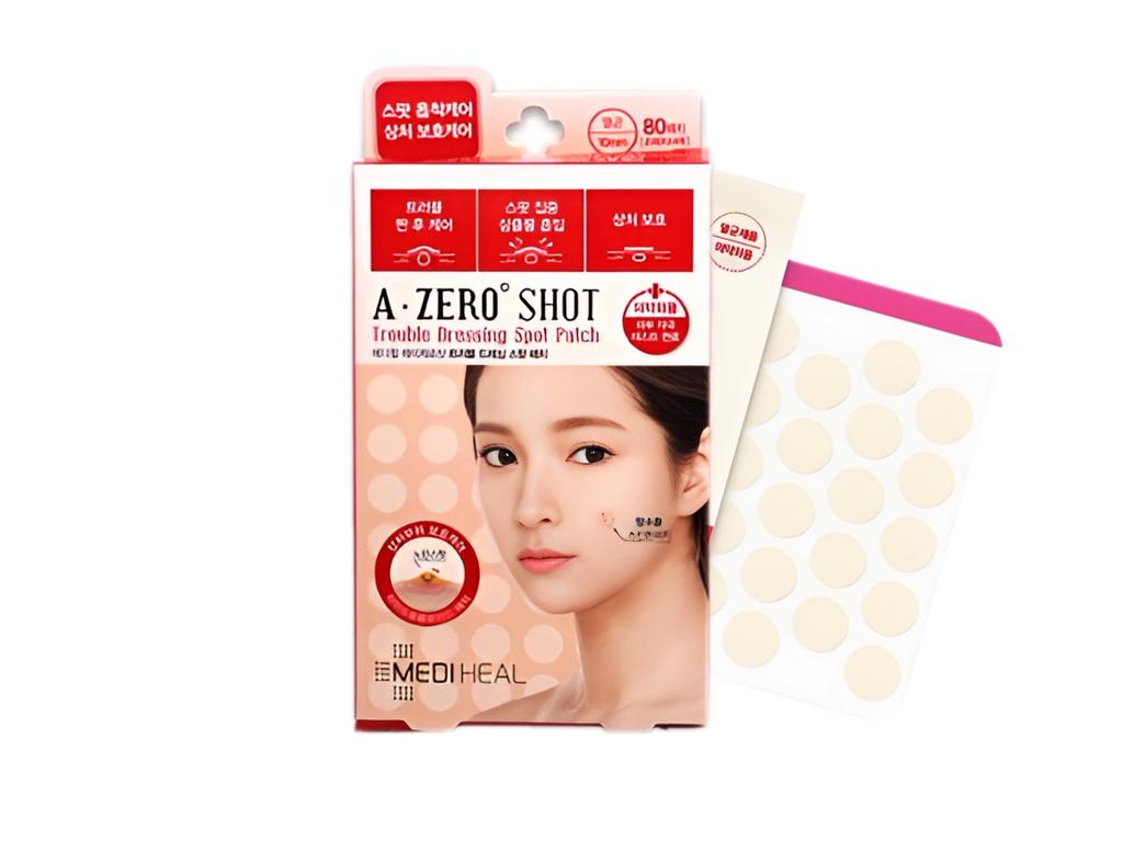 Прозрачные точечные пластыри  MEDIHEAL A-Zero Shot Skin Dressing, 80 шт