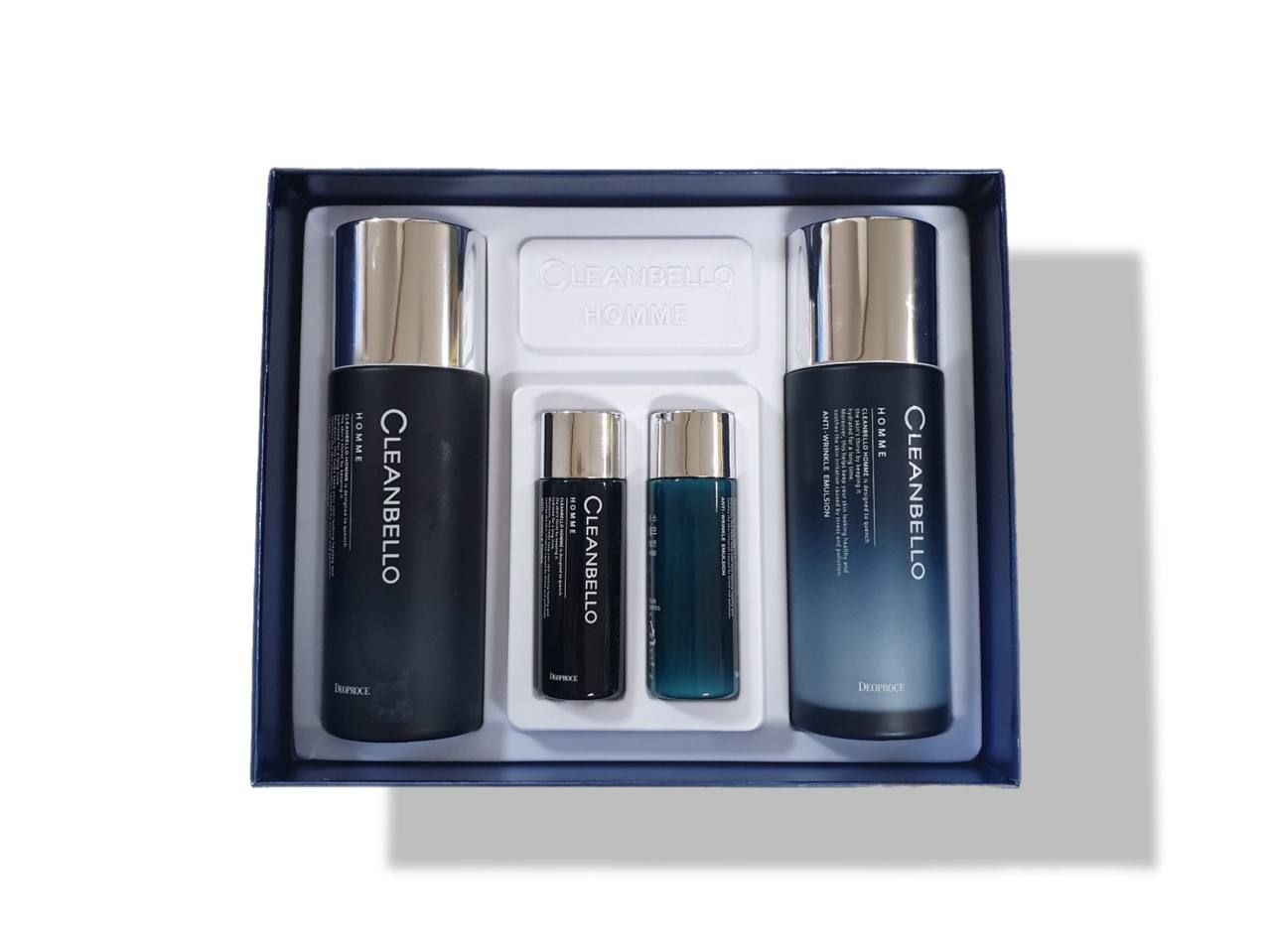 Мужской антивозрастной набор Deoproce Cleanbello Homme Anti-Wrinkle Set 