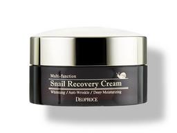 Многофункциональный восстанавливающий крем с муцином улитки Deoproce snail recovery cream 100 гр