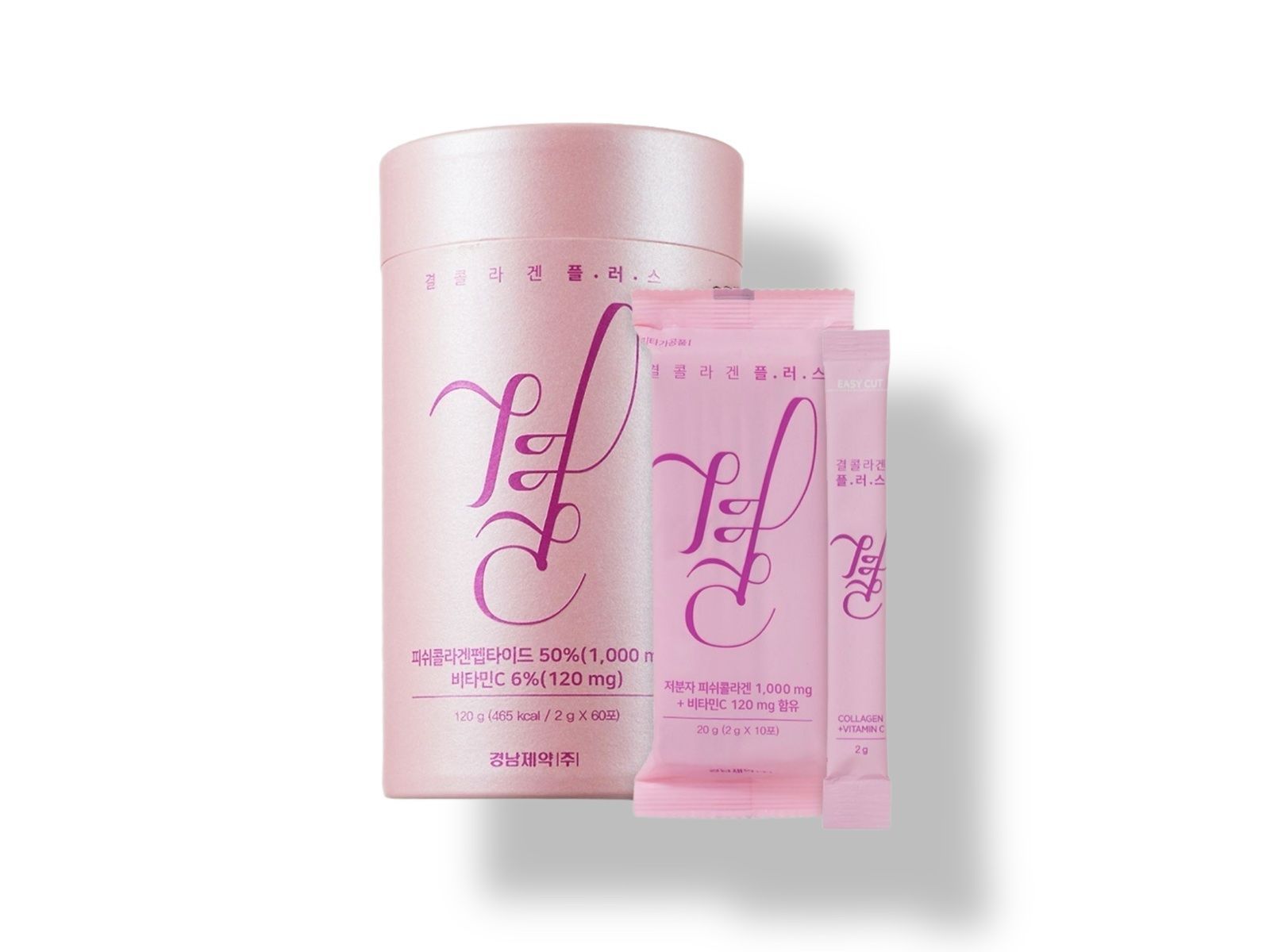 Питьевой коллаген с витамином С (6%) + Пептиды из рыбьего коллагена (50%) KEL COLLAGEN PEPTIDE, 60 шт по 2 гр.