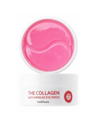 Гидрогелевые патчи для глаз с коллагеном MediFlower The Collagen Anti-Wrinkle Eye Patch, 60 шт
