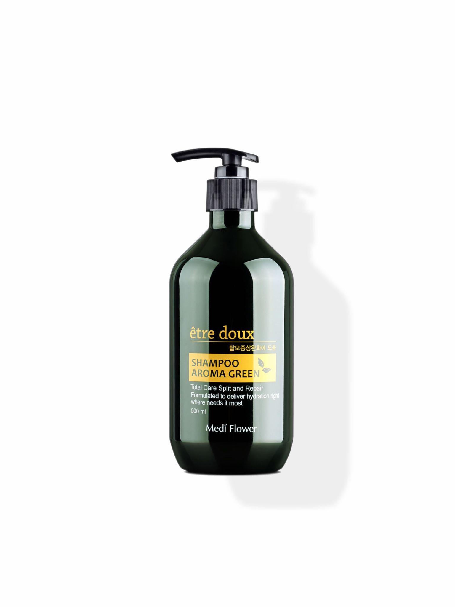 Шампунь против выпадения волос Medi Flower Etre Doux Aroma Green Hair Shampoo, 500 мл.