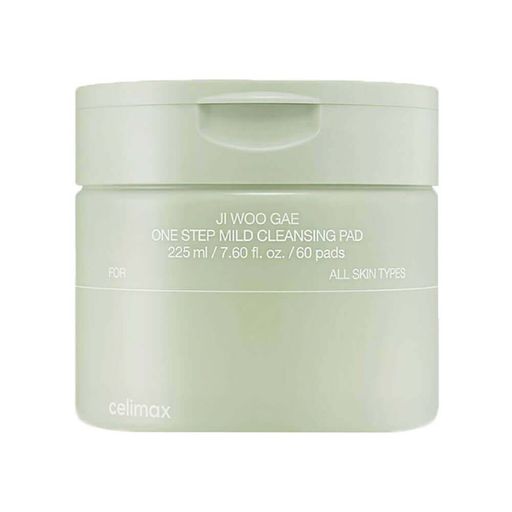 Очищающие пэды для снятия макияжа Celimax Ji Woo Gae One Step Mild Cleansing Pad 225мл / 60 шт