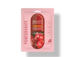Тканевая ампульная маска с экстрактом Граната Jigott Pomegranate Real Ampoule Mask, 27 мл. 