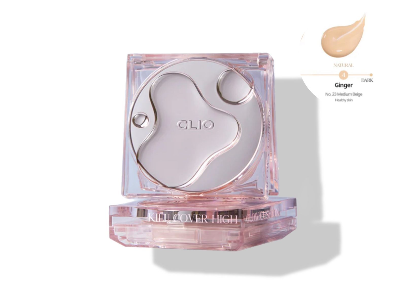 Стойкий кушон с влажным финишем CLIO Kill Cover High Glow Cushion SPF50+ PA+++, 14 гр*2 шт.