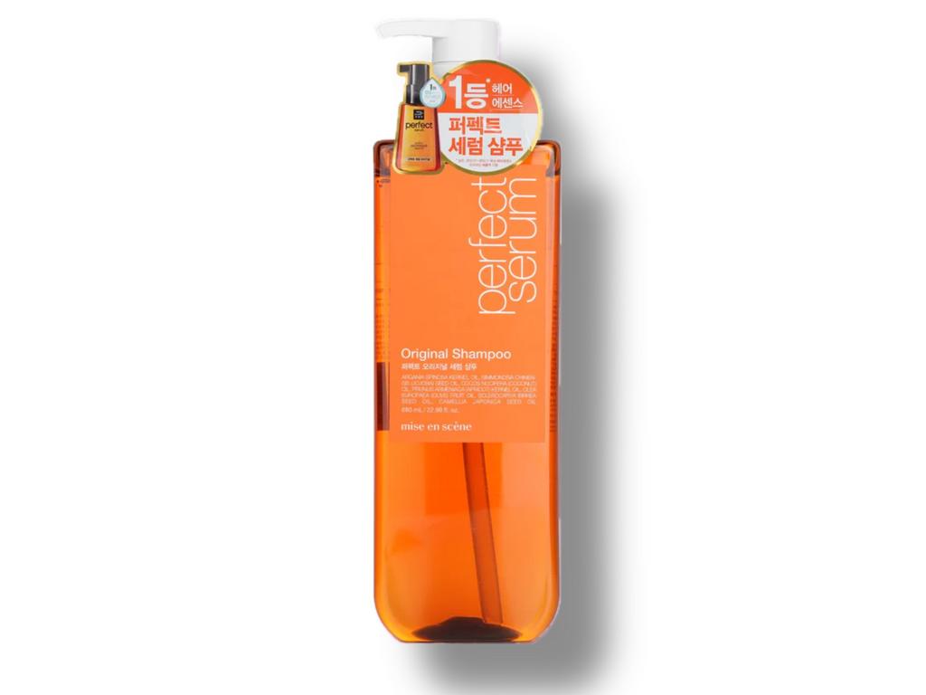Питательный шампунь для поврежденных волос Mise en Scene Perfect Serum Original Shampoo, 680 мл