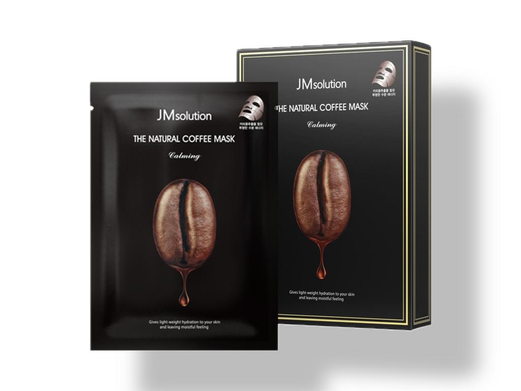 Успокаивающая тканевая маска с тонизирующим эффектом JMsolution the natural coffee mask calming 30 мл