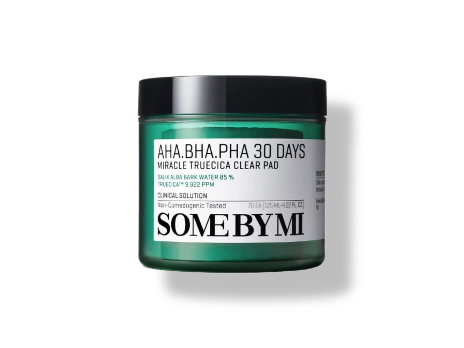 Кислотные пэды для проблемной кожи Some By Mi AHA BHA PHA 30 Days Miracle Truecica Clear Pad, 70 шт, 125 мл.