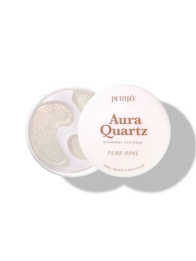 Охлаждающие патчи от морщин и отеков Petitfee Aura Quartz Hydrogel Eye Mask Pure Opal, 40 шт.
