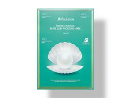 Трёхшаговый увлажняющий набор с жемчугом JMsolution Marine Luminous Pearl Deep Moisture Mask, Эссенция 1,5 мл; Маска 27 мл; Крем для век 1,5 мл*10 шт