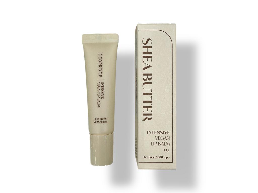 Интенсивный веганский бальзам для губ с маслом ши Deoproce Shea Butter Intensive Vegan Lip Balm, 10 гр