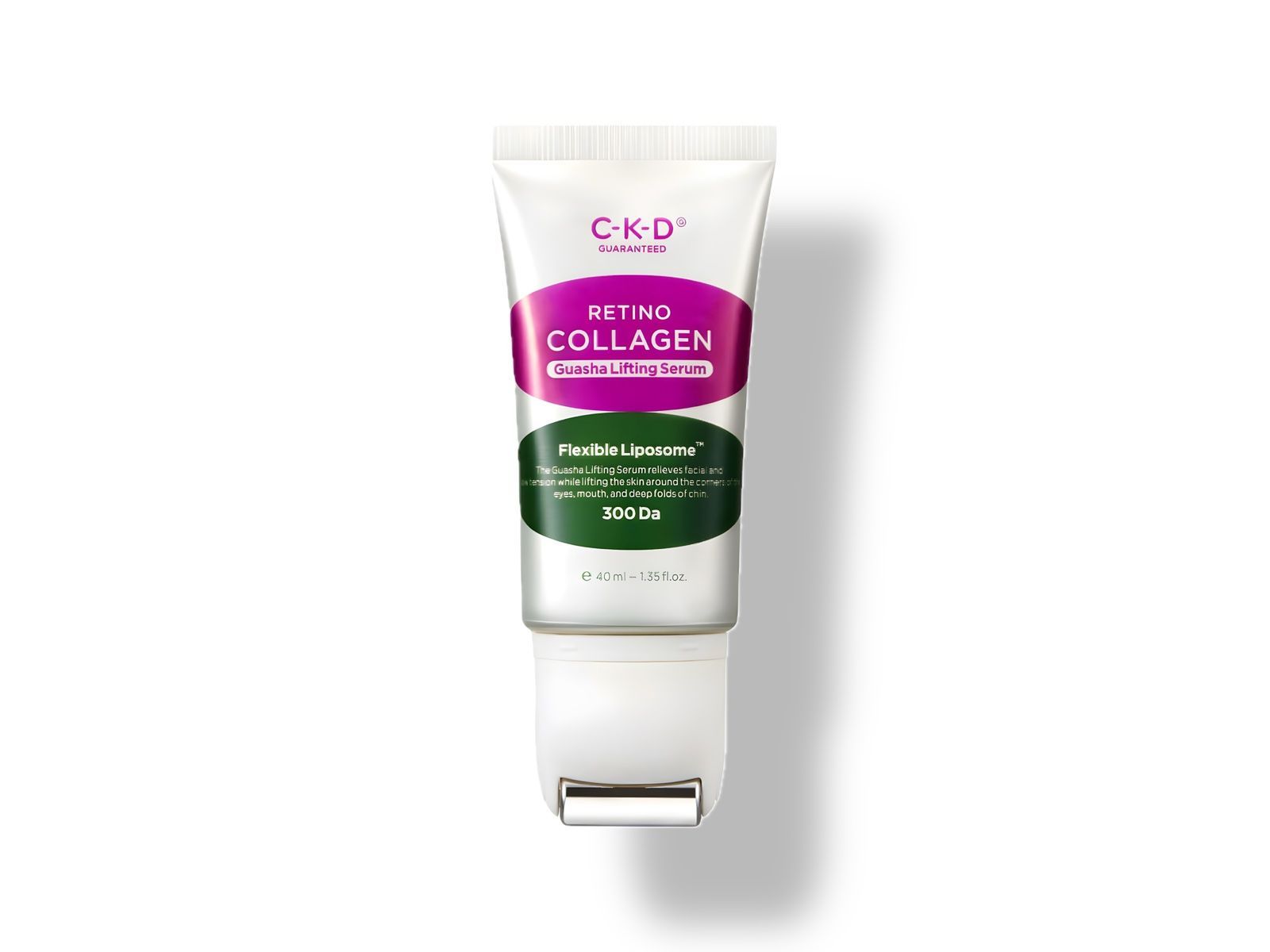 Коллагеновая сыворотка с роликовым массажёром гуаша CKD Retino Collagen Guasha Lifting Serum, 40 мл.