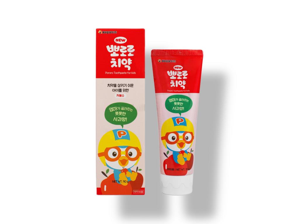 Детская зубная паста со вкусом яблока Pororo&nbsp;Dental Smile Kids Toothpaste (fresh apple flavor), 90 гр