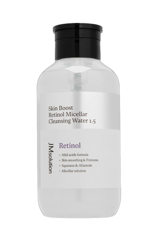 -30% Очищающая вода с ретинолом JMsolution Skin Boost Retinol Micellar Cleansing Water, 500 мл.