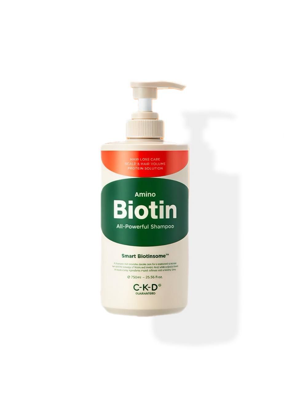Шампунь для волос против выпадения с биотином CKD Amino Biotin All-Powerful Shampoo, 750 мл. 